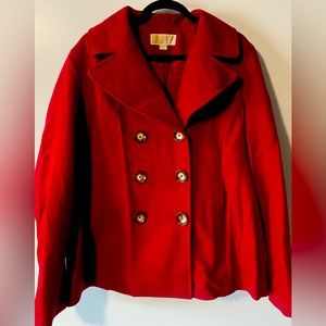 Michael Kors Wool Blend Pea Coat NWOT